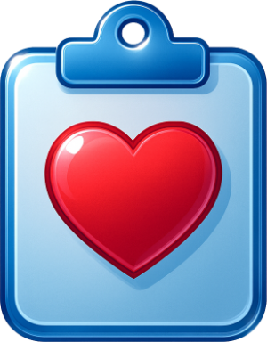 Clipboard checklist icon for pre-procedure dental instructions