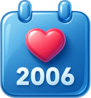 Ribbon badge representing over 20 years of clinical experience